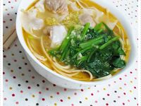 鮮蝦餛飩湯麵