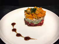 四色牛油果蟹肉沙律