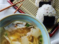 三文魚味噌湯