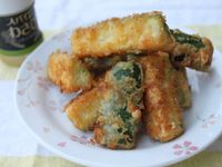 鑄鐵鍋料理-酥炸櫛瓜