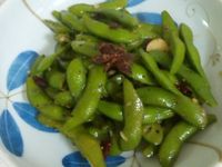 涼拌毛豆