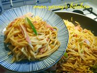 香辣咖喱炒麵
簡易。家常菜。午餐