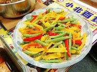 【清炒甜椒四季豆】