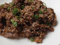 橙汁芝麻牛肉