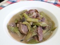 懷舊料理~燉藕懷(芋莖)