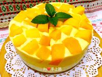 芒果多生乳酪慕斯蛋糕（6吋、免烤箱）