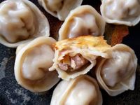 菜心元寶餃＊用罐頭食材自製冷凍餃