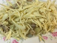 茭白筍炒肉絲