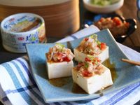 冷拌鮪魚豆腐拼盤