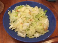 高麗菜炒蝦米
