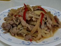 榨菜肉絲