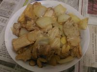 蒜炒三層肉