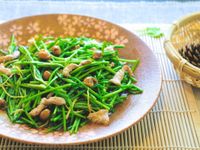 破布子炒水蓮