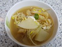 (韓式） 明太魚干湯 북엇국