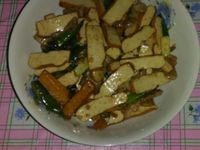 青辣椒炒豆干