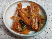 （韓式）涼拌明太魚干 북어포무침