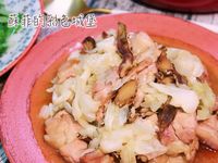 茶油香煎嫩雞高麗菜