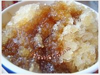 海石花黑糖剉冰+凍飲