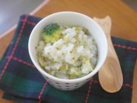 寶寶副食品「花椰菜燉飯」一次搞定 ♪
