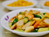 黑輪炒鮮蔬