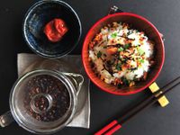日式鮭魚茶泡飯