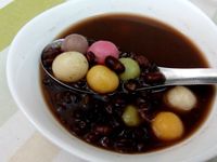 〔阿公好料〕天然五色湯圓(在來米好消化)