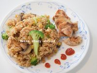 沙茶時蔬炒飯