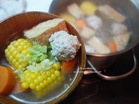 清甜玉米肉丸子湯