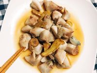 麻油炒烏魚腱