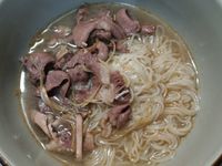麻油豬心麵線