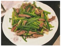 炒韭菜牛肉