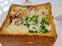 豆腐焗吐司盒子