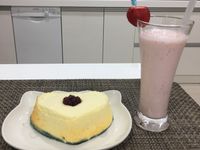 DIY草莓優格飲