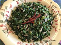 雪菜炒肉絲