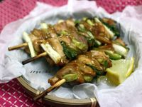 蔥燒烤雞串