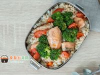 【低卡便當】營養師教你做！烤鮭魚番茄飯