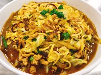 咖哩炒麵 + 自製麵條