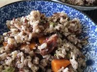 湖南麻辣臘腸炊飯