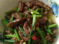 韭菜牛肉絲