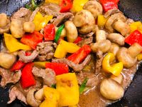 沙茶牛肉炒輕蔬