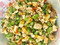 雞粒炒豆丁