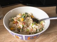 三色炒飯
