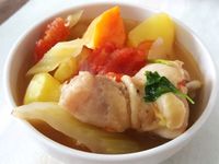 【阿公好料】番茄地瓜雞湯(酸甜好開胃)