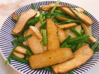 韭菜花炒豆乾
