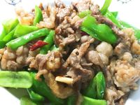 青椒炒牛肉