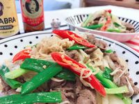 孜然羊肉炒泡麵