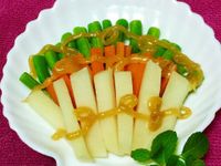 三色涼筍