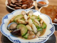 絲瓜燴蟹腿
