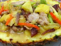 鳳梨炒肉片