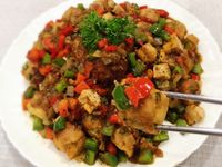 黑胡椒鑲豆腐